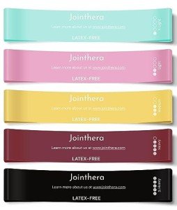 JOINTHERA Latex-Free Resistance Bands - Set of 5