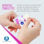 Dynarex BZK Antiseptic Towelettes, Moist Sanitizing Towelettes Designed to Protect Minor Wounds, 5" x 7", Disposable & Individually Wrapped, 1 Case - 10 Boxes of 100 Towelettes