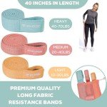 Fabric Resistance Bands Set for Home Workouts