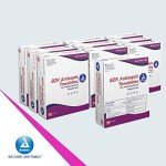 Dynarex BZK Antiseptic Towelettes, Moist Sanitizing Towelettes Designed to Protect Minor Wounds, 5" x 7", Disposable & Individually Wrapped, 1 Case - 10 Boxes of 100 Towelettes