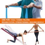 Azurelife Non-Latex Resistance Bands for Exercise & Rehab