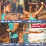 LEZER Exercise Resistance Bands for Fitness & Rehab