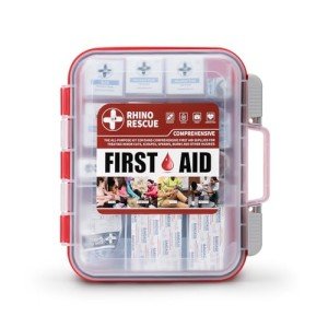 RHINO RESCUE 350 Pieces OSHA All-Purpose First Aid Kit, Home & Office Professional Medical Supplies, Ideal for Emergency, School, Business FSA HSA Eligible