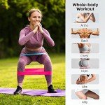 Elastic Resistance Bands for Fitness and Therapy - 5 Pack