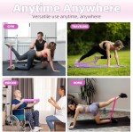 Elastic Resistance Bands for Fitness and Therapy - 5 Pack