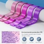 Elastic Resistance Bands for Fitness and Therapy - 5 Pack