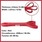 Set of 2 Red Resistance Pull Up Bands