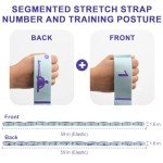 Elastischer Yoga-Dehnungsgurt für Physiotherapie und Pilates