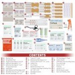 RHINO RESCUE 350 Pieces OSHA All-Purpose First Aid Kit, Home & Office Professional Medical Supplies, Ideal for Emergency, School, Business FSA HSA Eligible