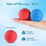 2 Pack Massage Balls for Myofascial Release