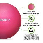 9-Inch Mini Pilates Exercise Ball - Pink