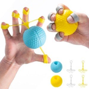 Hand Exercise Balls for Finger Strengthening - 6 Pack