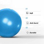 9-Inch Mini Exercise Ball with Pump for Pilates