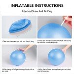9-Inch Mini Exercise Ball with Pump for Pilates