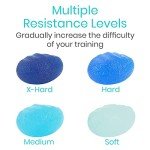 Vive Hand Therapy Squeeze Balls Set (4 Pack)