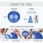9-Inch Mini Pilates Exercise Ball - Anti-Burst Fitness
