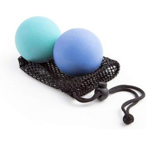 Massage Therapy Ball Set - 2 Firm Balls with Bag