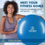 ProBody Pilates and Yoga Exercise Stability Ball