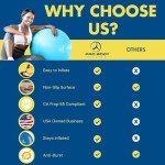 ProBody Pilates and Yoga Exercise Stability Ball