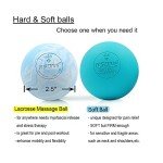 KSONE Lacrosse Massage Ball Set for Muscle Relief
