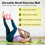9" Mini Exercise Ball for Yoga & Core Workout