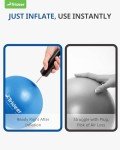 Trideer Mini Pilates Ball with Pump - 7-8 Inch