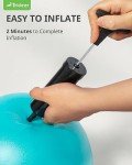 Trideer 9-Inch Pilates Ball with Pump
