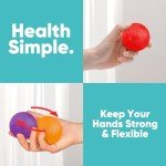 Hand Exercise Balls for Stress Relief - Set of 6