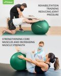 Trideer Gymnastics Ball for Therapy and Workouts