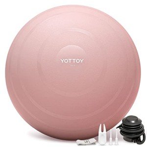 Anti-Burst Exercise and Yoga Ball - Pink
