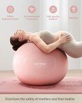 Anti-Burst Exercise and Yoga Ball - Pink