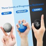 FitBeast Hand Therapy Stress Balls - 6-Pack