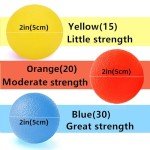 3 Resistance Level Stress Relief Hand Balls Set