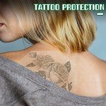 50 Pieces Transparent Stretch Adhesive Bandage Waterproof Transparent Film Dressing Bandages 4 x 4.75 Inches Clear Adhesive Dressing Tape for Swimming Showering, Octagon