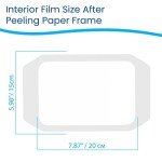 Houseables Waterproof Bandages, Transparent Film Dressing, Waterproof Bandages Post Surgical, 6x8, Dressing Waterproof, Waterproof Wound Cover, Surgical Bandage, Transparent Dressing, Showering, Large