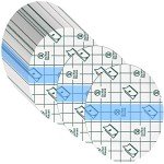 60 Pieces Transparent Stretch Adhesive Bandage Waterproof Bandage, Film Clear Dressing Bandages Dressing Tape for Swimming Skin, Ellipse (3.2 x 4 Inch)