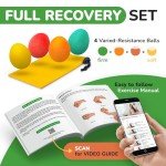 Hand Therapy Stress Balls for Strengthening Grip