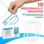 Houseables Waterproof Bandages, Transparent Film Dressing, Waterproof Bandages Post Surgical, 6x8, Dressing Waterproof, Waterproof Wound Cover, Surgical Bandage, Transparent Dressing, Showering, Large