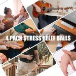 Motivational Stress Balls (4 Pack) for All Ages