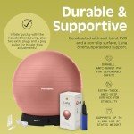 Retrospec Luna 65cm Exercise Ball with Pump