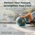Retrospec Luna 65cm Exercise Ball with Pump