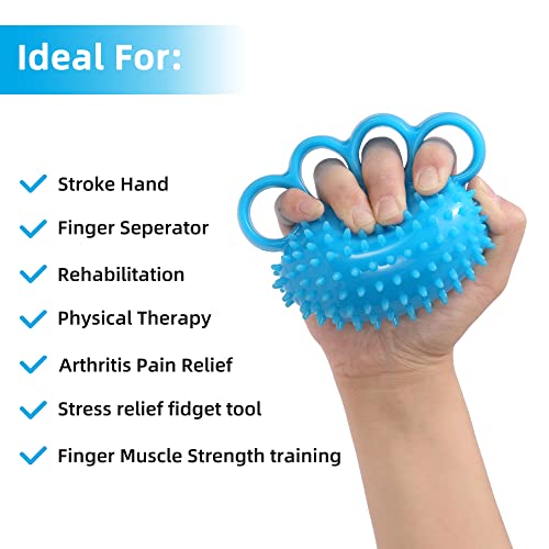 Hand Therapy Exercise Ball for Grip Strengthening