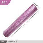 Solid Purple High Density Foam Roller - 36