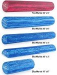 Soft Foam Roller - Blue 36 x 6 Inches