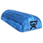 CanDo Blue Marble Foam Roller for Muscle Recovery