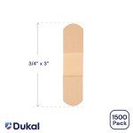 American White Cross Adhesive Bandages, Sheer Strips, 3/4" x 3" | Bulk Case of 1500 | Sterile, Breathable and Multi-Purpose for School Nurses, Businesses, and First Aid Kits