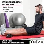 CanDo Half-Round Foam Roller for Pilates & Therapy