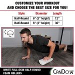 Cando Full-Skin Foam Roller for Muscle Recovery