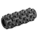 RumbleRoller Extra Firm Textured Foam Roller Black