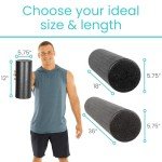 Vive Foam Roller – 30.5 cm High Density Massage Stick